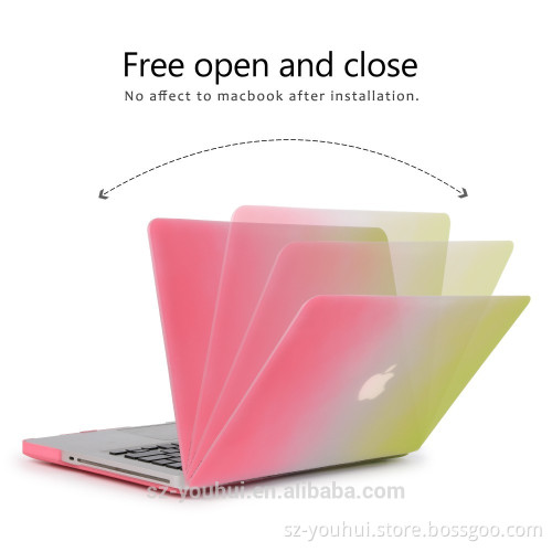 High quality wholesale for apple MacBook pro 13 hard rainbow color case